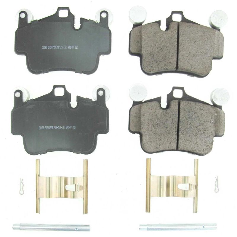 PSB Z17 Evolution Brake Pads - Power Stop 05-08 Porsche 911 Front or Rear Z17 Evolution Ceramic Brake Pads w/Hardware