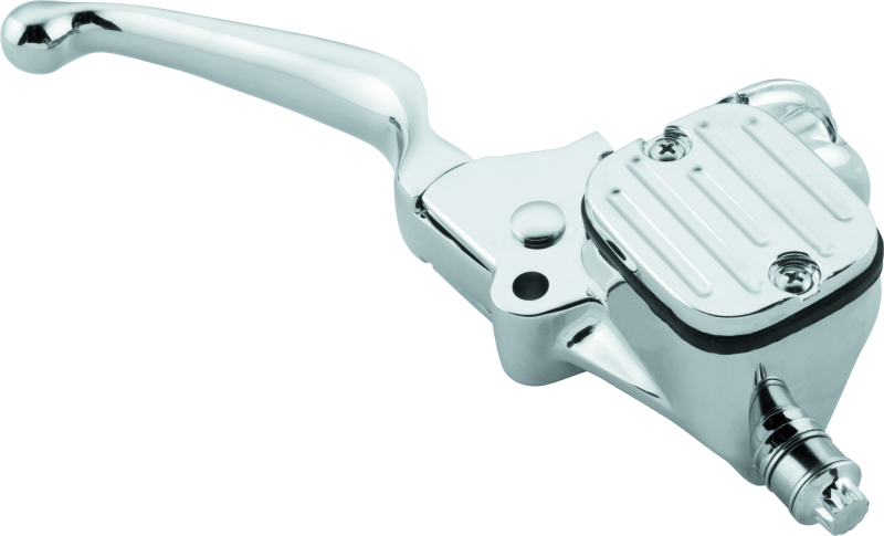 BKC Master Cylinder C - Bikers Choice Chrome 96-07 FL 96-10 ST Dyna 96-03 XL 9/16 Bore Chopped Handlebar Master Cylinder