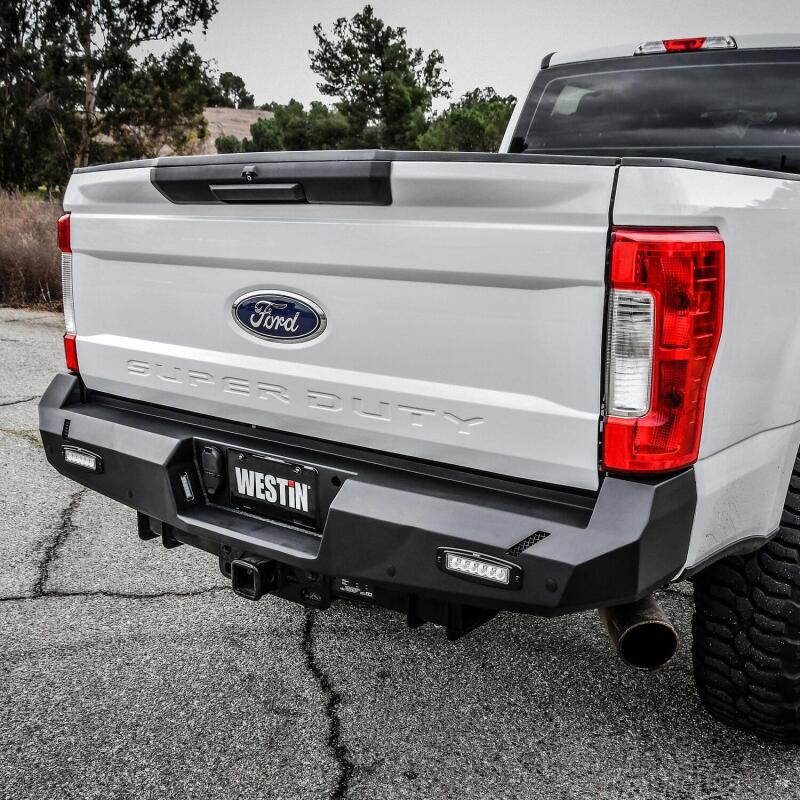 WES Pro-Series Bumpers - Westin 17-20 Ford F-250/350 Pro-Series Rear Bumper - Textured Black