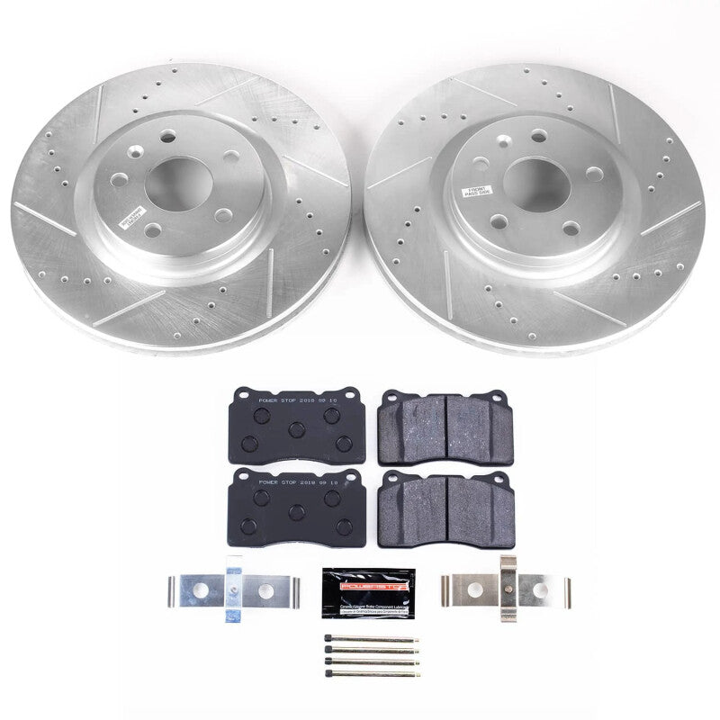 PSB Track Day Kit - Power Stop 13-19 Cadillac XTS Front Track Day Brake Kit