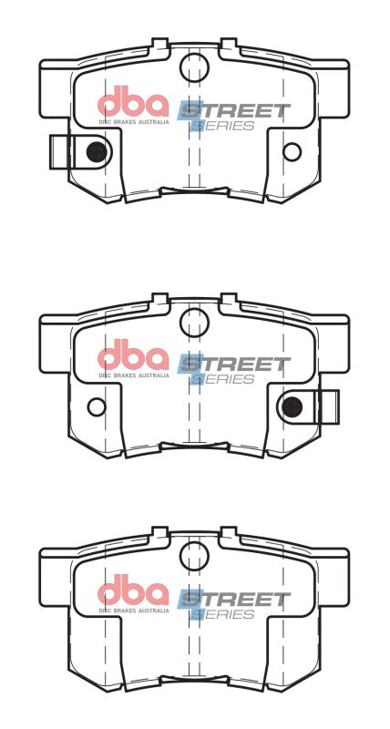 DBA Street Series Brake Pads - DBA 01-03 Acura CL Street Series Rear Brake Pads