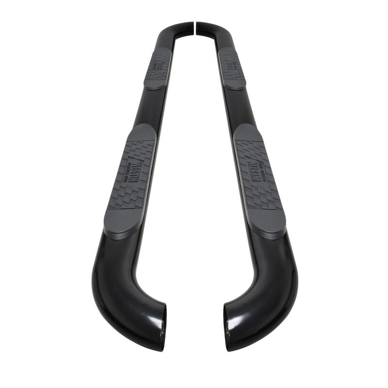 WES Nerf Bars - Platinum 4 - Westin 2020 Jeep Gladiator Platinum 4 Oval Nerf Step Bars - Black