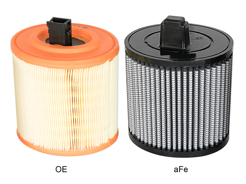 AFE Direct Fit Pro DRY S Air Filter - aFe MagnumFLOW Air Filters OER Pro Dry S A/F 16-17 Cadillac ATS-V V6-3.6L (tt)