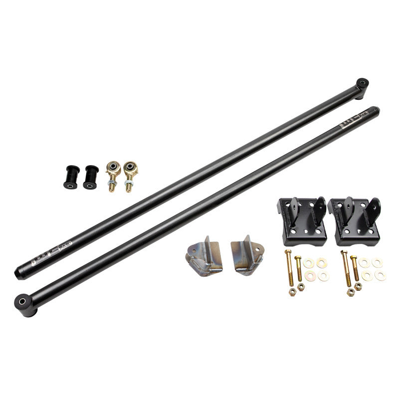 WCF Traction Bar - Wehrli 14-18 GM 1500 Truck RCLB/CCSB/SCSB Traction Bar 60in Long - Fine Texture Black