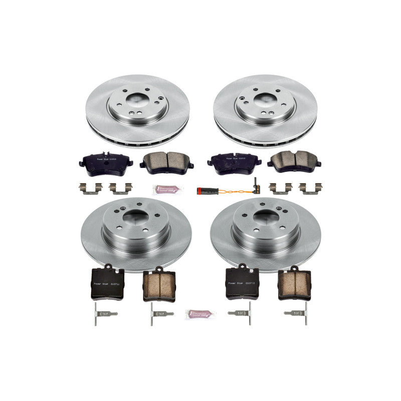 PSB Autospecialty Kit - Power Stop 2003 Mercedes-Benz C230 Front & Rear Autospecialty Brake Kit
