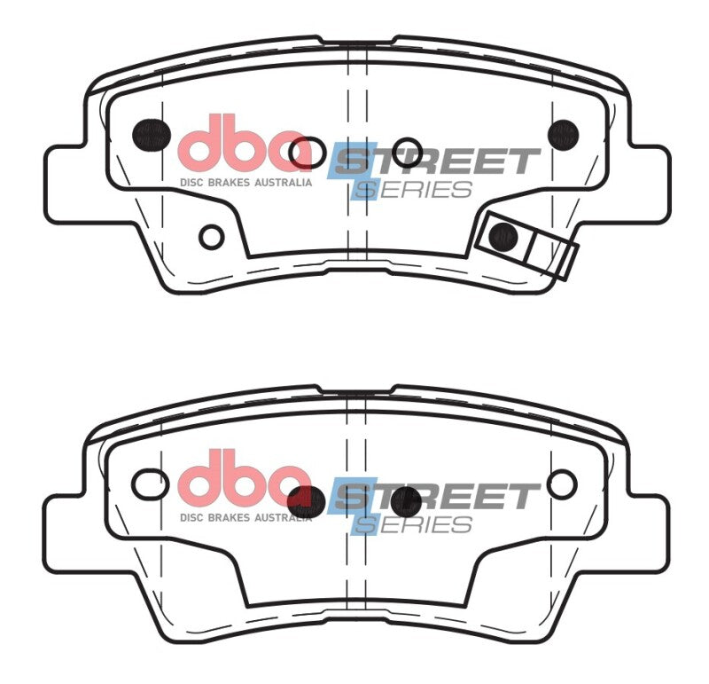 DBA Street Series Brake Pads - DBA 13-14 Chrysler 200 (340mm Front Rotor) Street Series Front Brake Pads