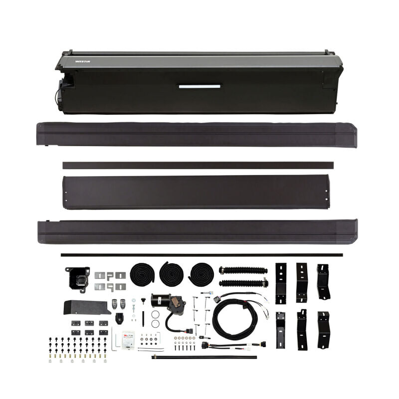 WES Electric Retractable Tonneau - Westin 19-26 RAM 1500 New Body 5ft 7in. (67in) Bed Electric Retractable Tonneau Cover - Black