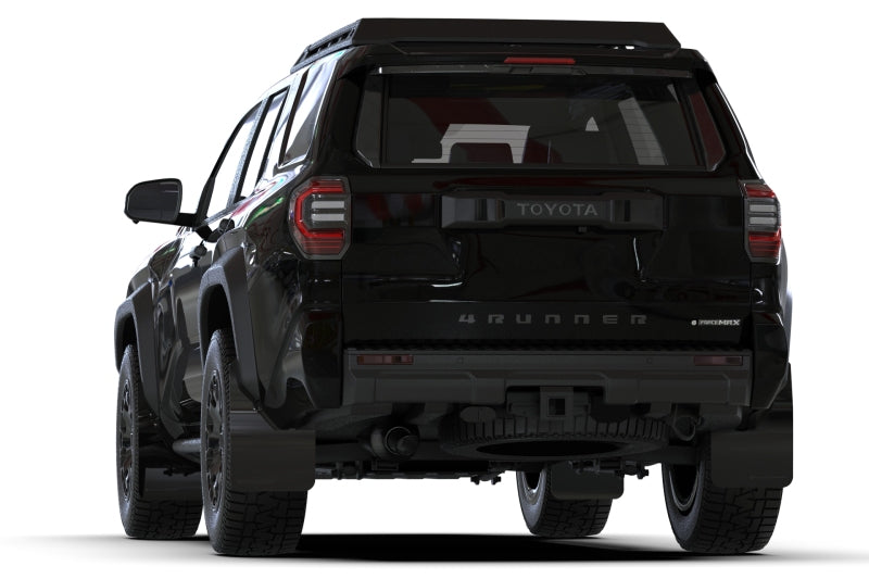 RAL UR Blk Flap/Wht Logo - Rally Armor 25-26 Toyota 4Runner Black UR Mud Flap w/ White Logo