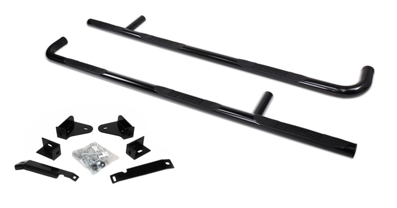 GOR Steps - 6000 - Black - Go Rhino 14-19 Chevrolet Silverado 1500 LD Classic CC 5.8ft Bed 6000 Series SideSteps - W2W - Black