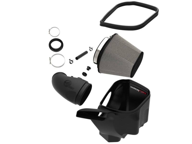 AFE Magnum FORCE Stage-2 Cold Air Intakes - aFe MagnumFORCE Intake Stage-2 Pro DRY S 12-21 Jeep Grand Cherokee (WK2) V8-6.4L HEMI