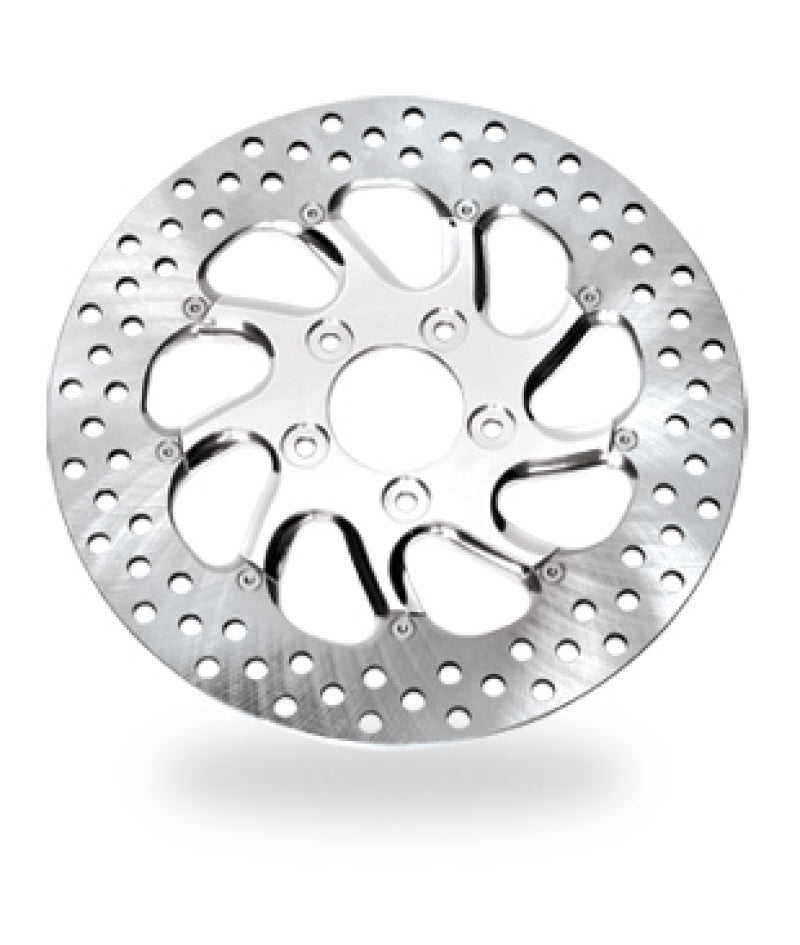 PFM Brake Rotors - Performance Machine Disc/Carr 11.8 Torque Front Left - Chrome