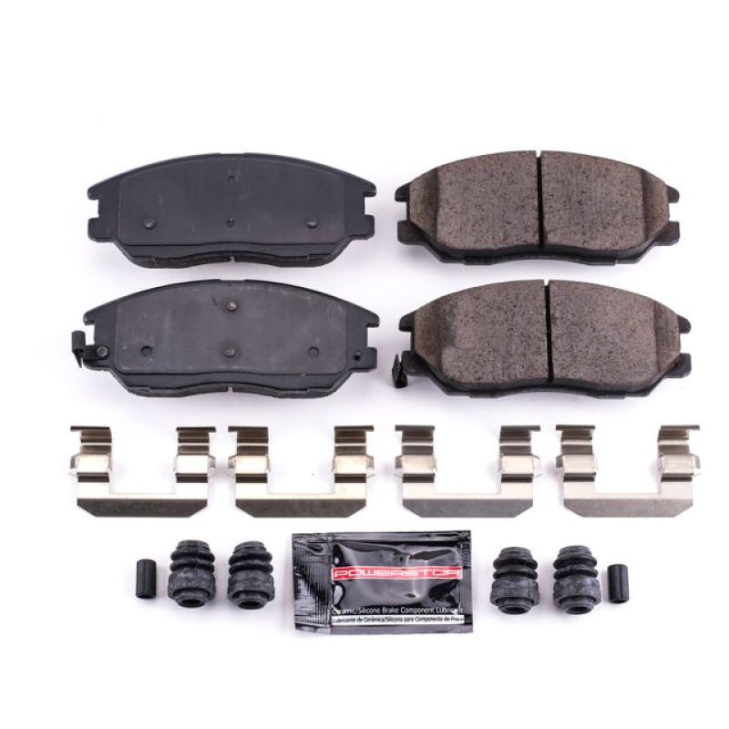 PSB Z23 Evolution Brake Pads - Power Stop 03-05 Hyundai XG350 Front Z23 Evolution Sport Brake Pads w/Hardware
