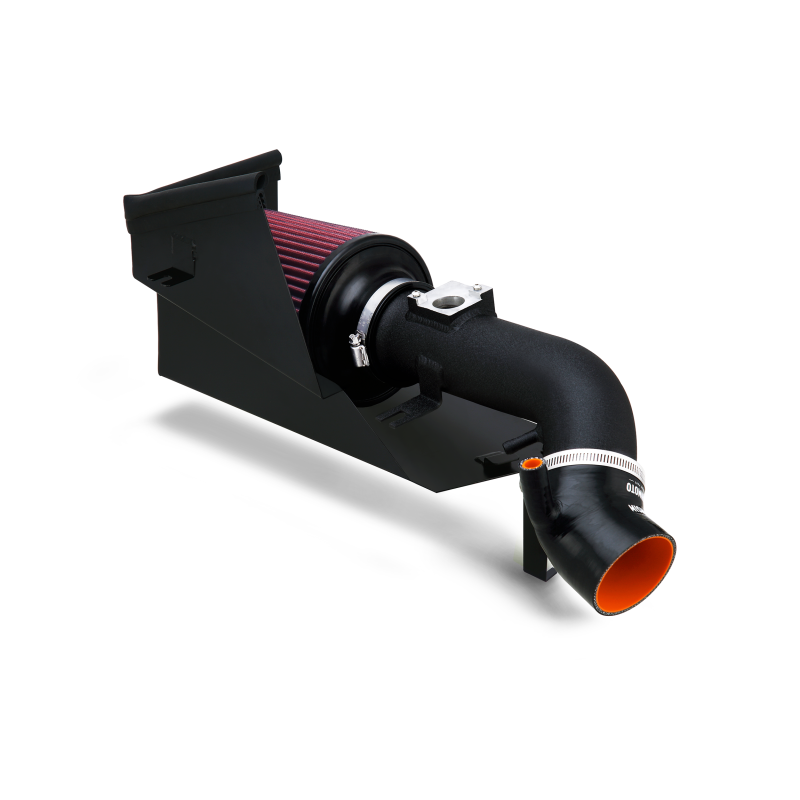 MM Air Intakes - Mishimoto 06-11 Honda Civic Si Performance Air Intake w/ Heat Shield - Wrinkle Black