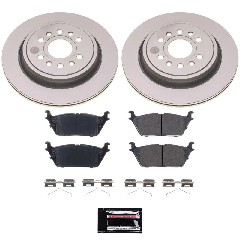 PSB Z17 Evolution Coated Kit - Power Stop 22-23 Jeep Grand Wagoneer Rear Z17 Coated Brake Kit