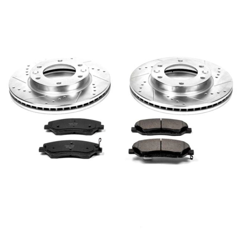 PSB Z23 Evolution Kit - Power Stop 07-08 Hyundai Entourage Front Z23 Evolution Sport Brake Kit