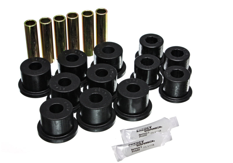 ES Spring/Shackle Bush - Black - Energy Suspension GM Rear Spring & Shackle - Black