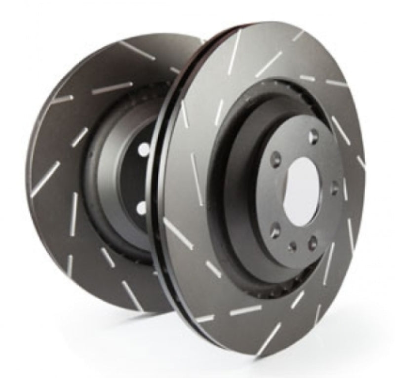 EBC USR Slotted Rotor Sets - EBC 2022+ Ford Bronco Raptor 3.0 Turbo USR Slotted Front Rotors