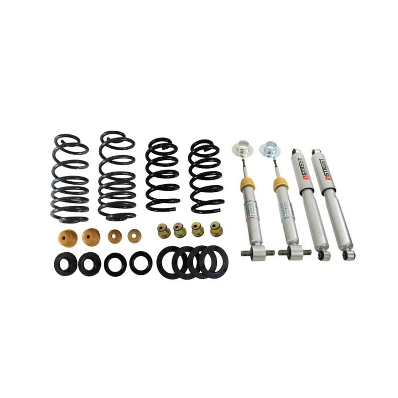 BT Lower Kit w SP Shocks - Belltech LOWERING KIT 15 Chevy Tahoe / Yukon 1in to 2in Front/4in Rear w/ Shocks