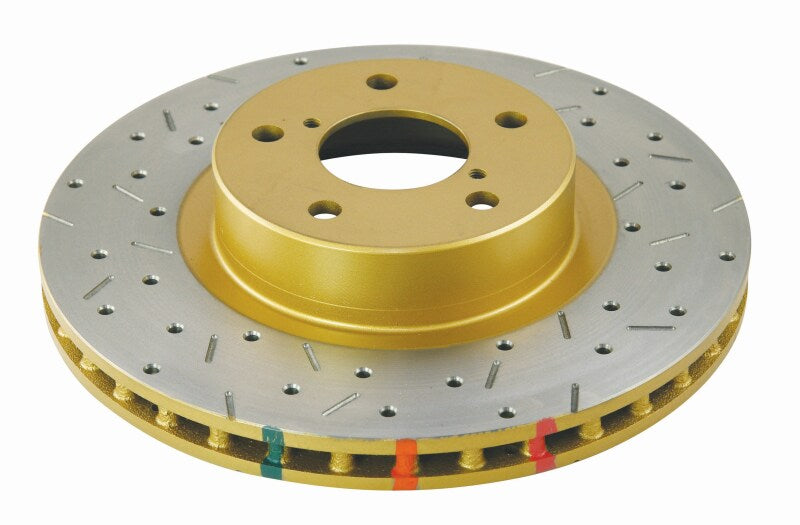 DBA 4000 Slot&Drill Rotors - DBA 05-16 Saab 9-2X Linear/ 2.5i Front 4000 Series Drilled & Slotted Rotor