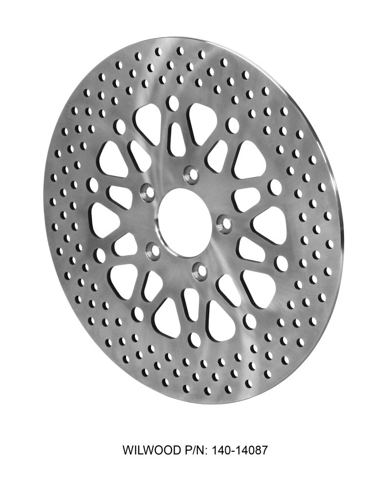 WIL Rotors - Wilwood Rotor-Rear-H-D Motorcycle 2008-Up Satin Finish 11.80 x .276 - 5 on 3.25in