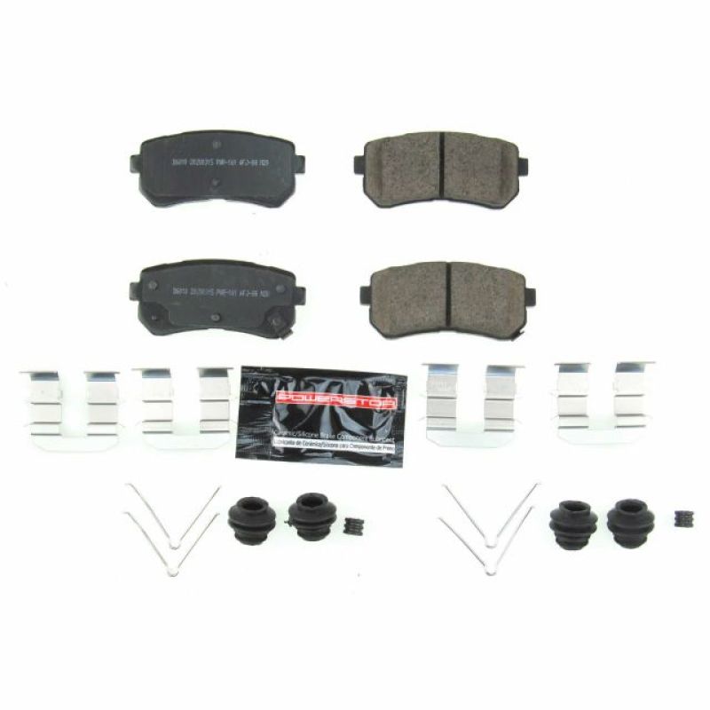 PSB Z23 Evolution Brake Pads - Power Stop 18-19 Hyundai Kona Rear Z23 Evolution Sport Brake Pads w/Hardware
