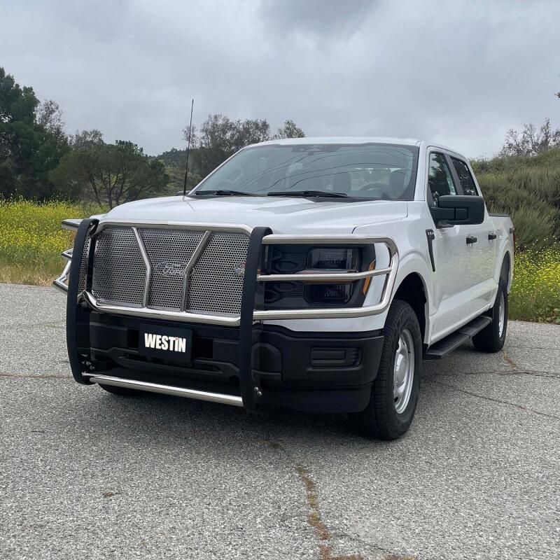 WES HDX Grille Guards - Westin 21-22 Ford F-150 (Excl. Raptor/Platinum) HDX Grille Guard - SS