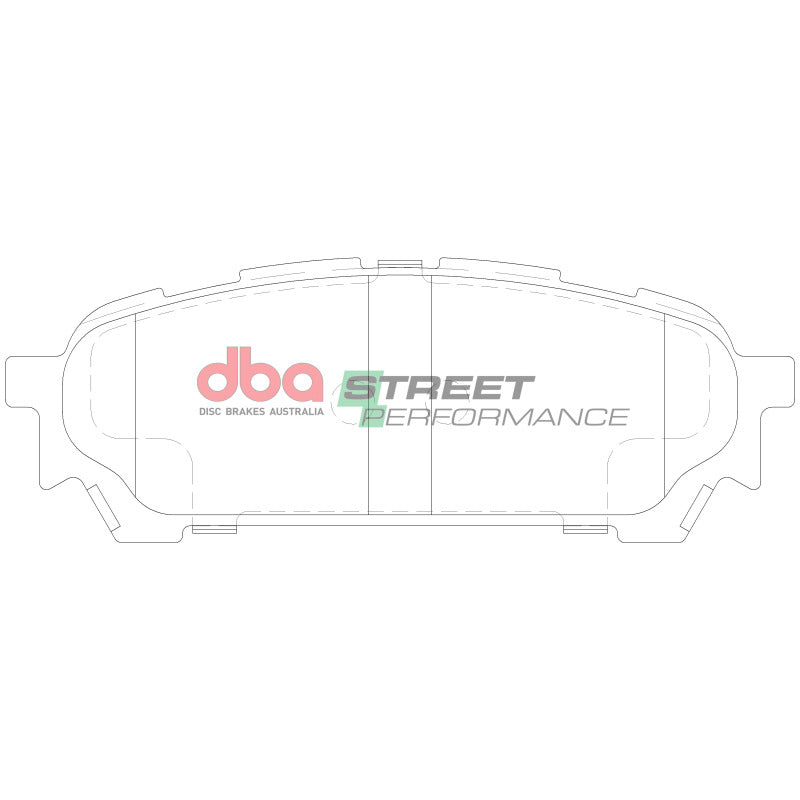 DBA SP500 Brake Pads - DBA 04-08 Subaru Forester SP500 Rear Brake Pads