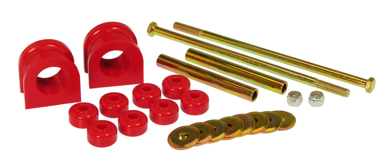 PRO Sway/End Link Bush - Red - Prothane 99-01 Chevy Truck Front Sway Bar Bushings - 1 1/4in - Red