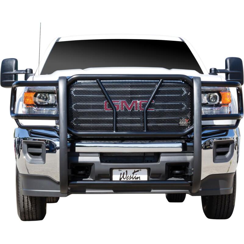 WES HDX Grille Guards - Westin 2015-2018 GMC Sierra 2500/3500 HDX Grille Guard - Black
