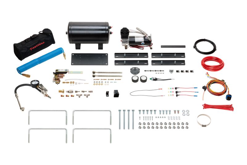 FIR Air Cmd Self Leveling Kits - Firestone Air-Rite Air Command Self Leveling Single Path Kit w/ Onboard Auxiliary Air (WR17602950)