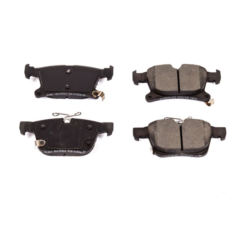 PSB Z16 Evolution Brake Pads - Power Stop 17-19 Chrysler Pacifica Rear Z16 Evolution Ceramic Brake Pads