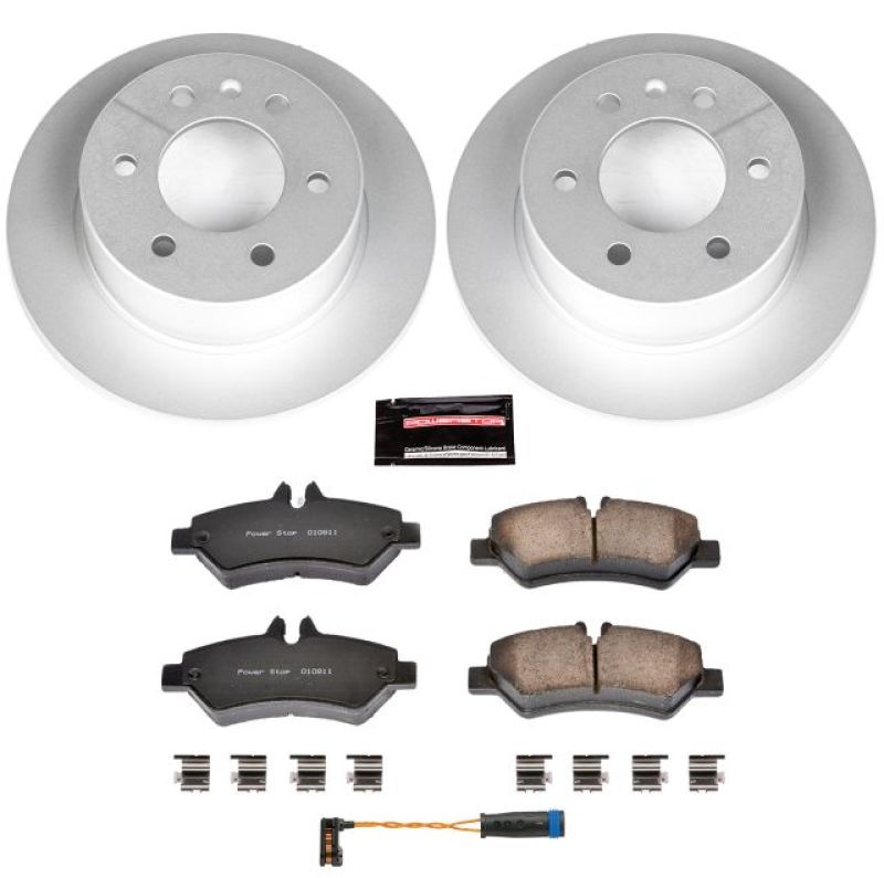 PSB Z23 Evolution Coated Kit - Power Stop 07-09 Dodge Sprinter 3500 Rear Z23 Evolution Sport Coated Brake Kit