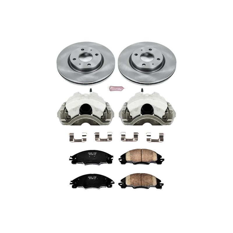 PSB Autospecialty Kit w/Cals - Power Stop 08-11 Ford Focus Front Autospecialty Brake Kit w/Calipers