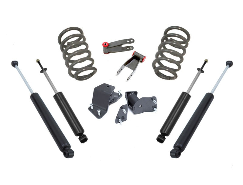 MXT Lowering Coils - MaxTrac 88-98 GM C1500/2500 2WD V8 5/6 Lug 2in/4in Lowering Coil Kit