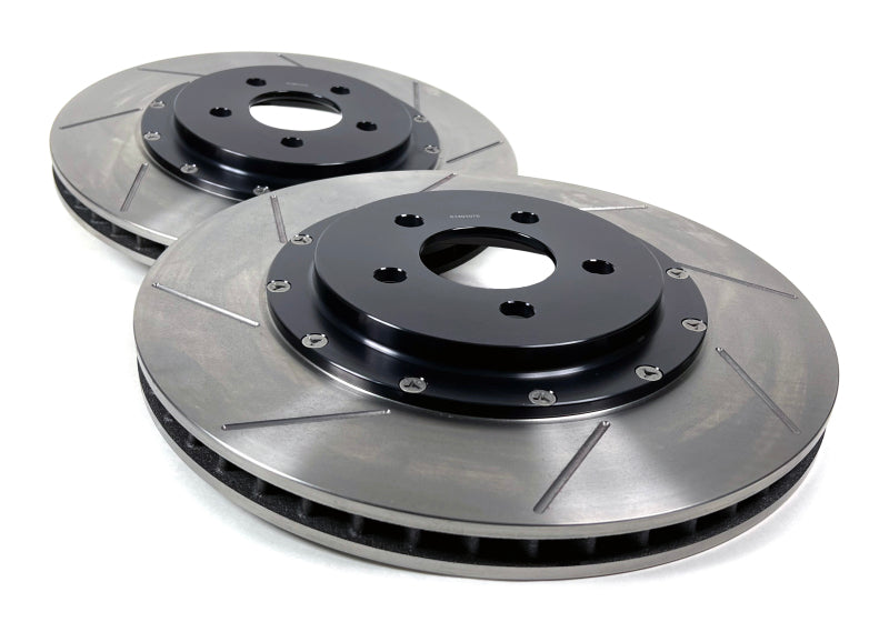 BAE Eradispeed Rotors - Baer Brakes 24-25 Ford Mustang EradiSpeed+ Rear 2-piece Performance Slotted Brake Rotors