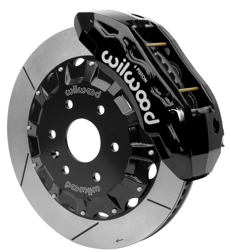 WIL TX6R Brake Kit - Wilwood TX6R Big Brake Truck Front Brake Kit 16in Rotor BLK w/ Lines 19-25 Cadillac/Chevrolet/GMC