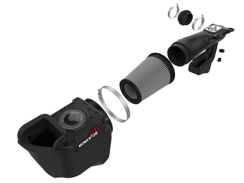 AFE Momentum GT Cold Air Intakes - aFe Momentum GT Pro DRY S Cold Air Intake System 12-18 Jeep Wrangler JK V6 3.6L