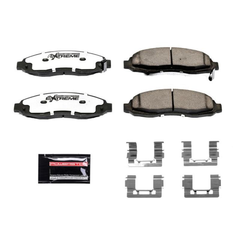 PSB Z36 Truck & Tow Brake Pads - Power Stop 03-04 Dodge Dakota Front Z36 Truck & Tow Brake Pads w/Hardware