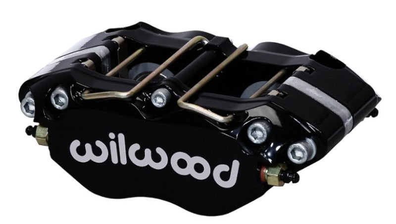 WIL Dynapro Caliper - Wilwood Caliper - Narrow Dynapro 4.75in Mount 1.12/1.12in Pistons .81in Disc - Black