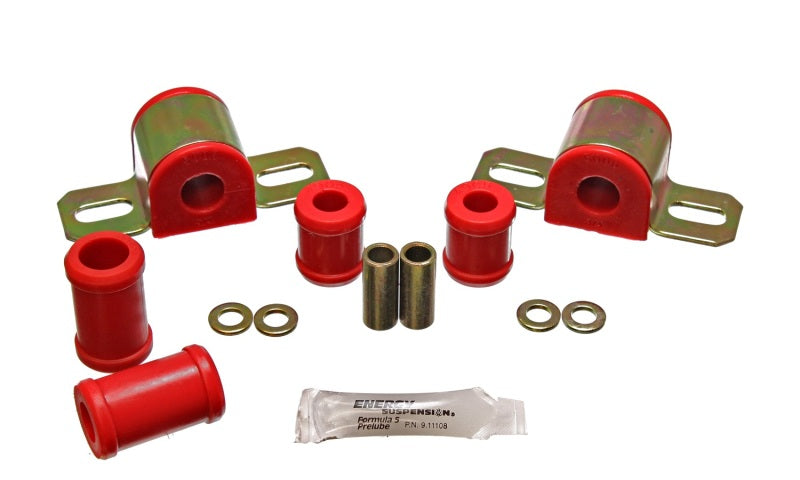 ES Sway Bar Bushings - Red - Energy Suspension GM 3/4in Rear Stab Bushing Set - Red