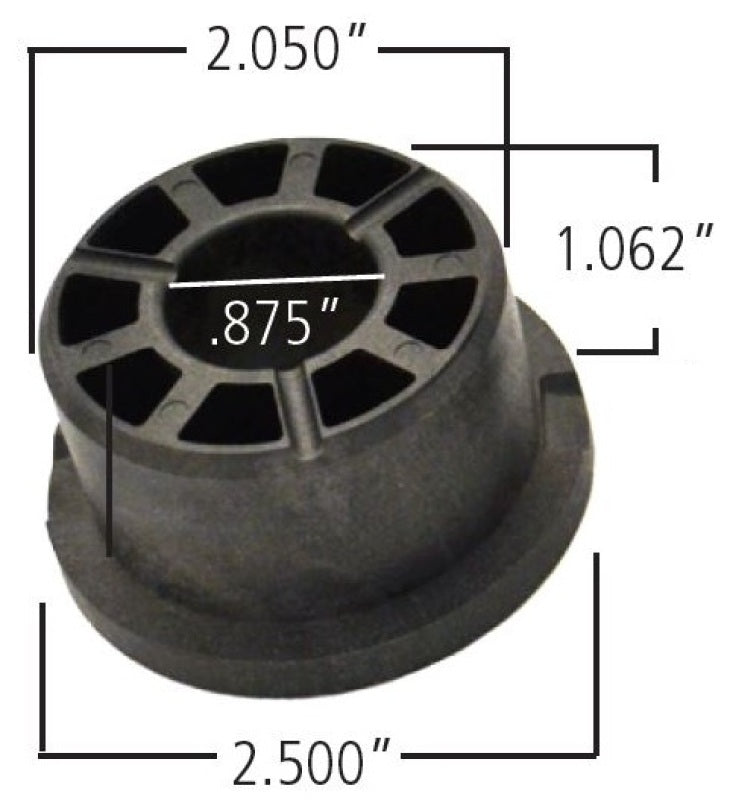 RID Bushings - Control Arms - Ridetech Delrin Control Arm Single Bushing 2.5in Large OD / 2.05in Small OD / .875in ID /1.312in OAL