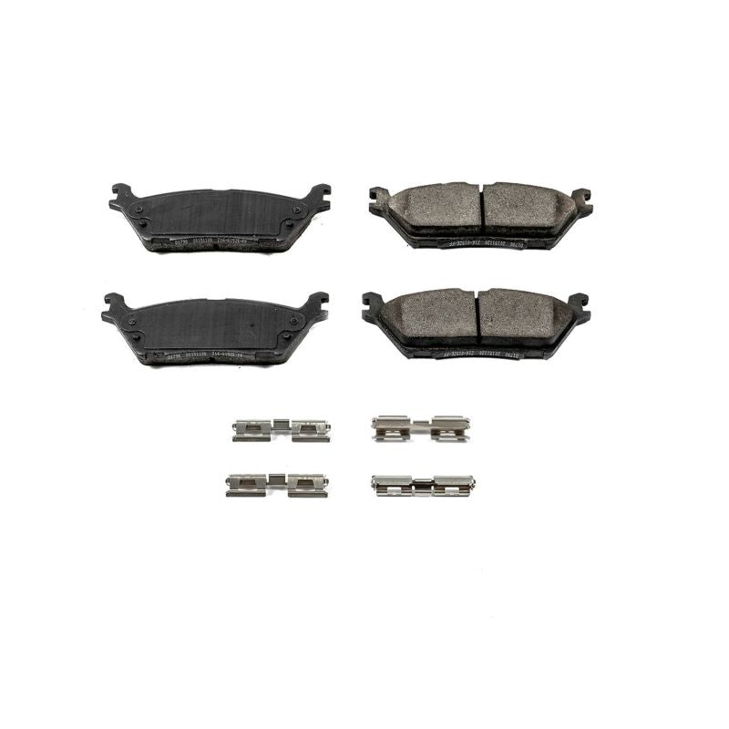 PSB Z17 Evolution Brake Pads - Power Stop 18-19 Ford Expedition Rear Z17 Evolution Ceramic Brake Pads w/Hardware