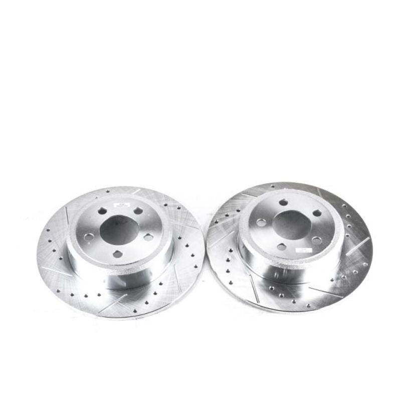 PSB Evolution Drill/Slot Rotor - Power Stop 05-19 Chrysler 300 Rear Evolution Drilled & Slotted Rotors - Pair