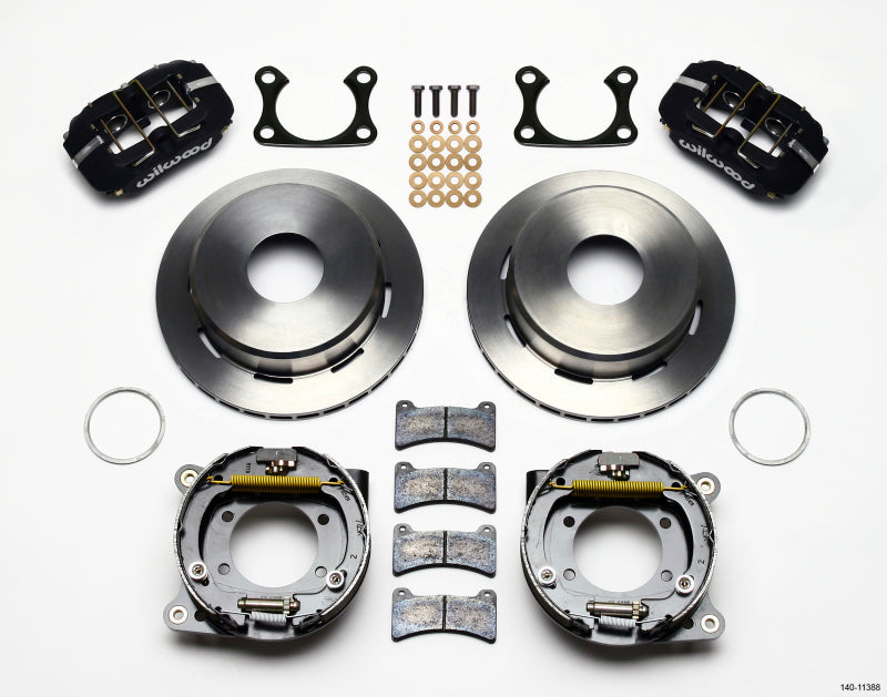 WIL Dynapro Brake Kit - Wilwood Dynapro Low-Profile 11.00in P-Brake Kit Big Ford 2.36in Offset Currie