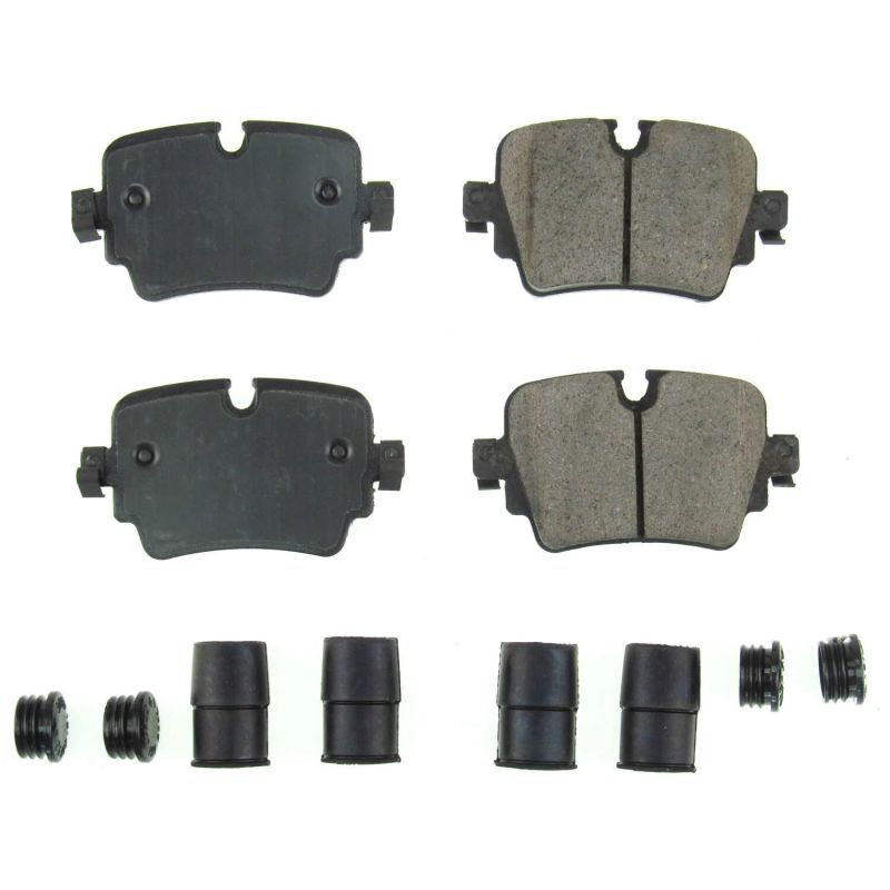 PSB Z17 Evolution Brake Pads - Power Stop 14-19 Jaguar F-Type Rear Z17 Evolution Ceramic Brake Pads w/Hardware