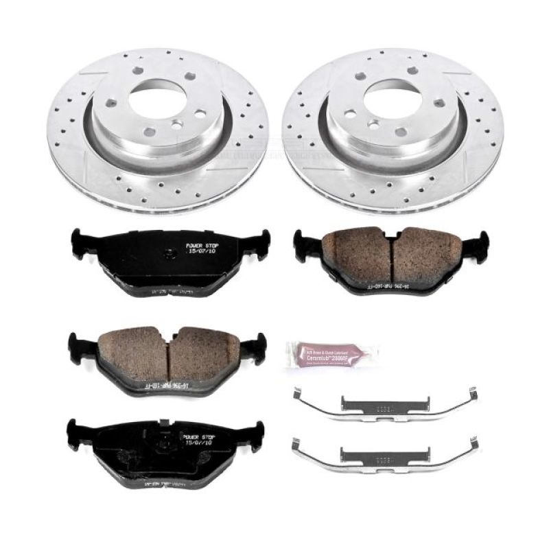 PSB Z23 Evolution Kit - Power Stop 2000 BMW 323i Rear Z23 Evolution Sport Brake Kit