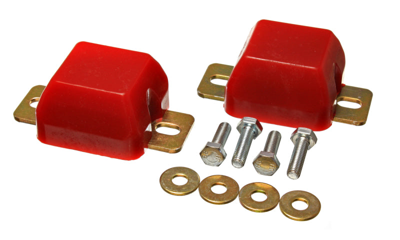 ES Bump Stops - Red - Energy Suspension Rear Axle Bump Stop Set - Red