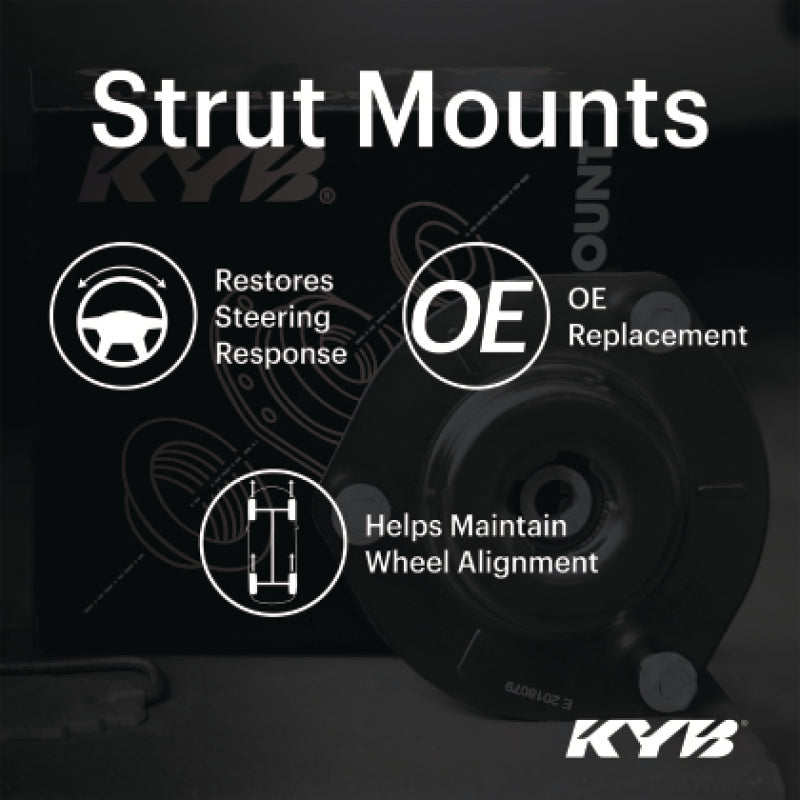 KYB Strut Mounts - KYB 14-20 Nissan Rogue Front Strut Mount