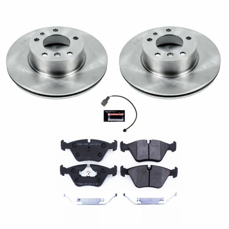 PSB Track Day SPEC Kit - Power Stop 90-95 BMW 525i Front Track Day SPEC Brake Kit