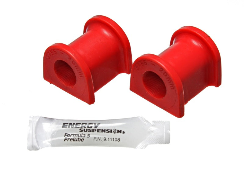 ES Sway Bar Bushings - Red - Energy Suspension 06-07 Mitsubishi Eclipse FWD Red 21mm Rear Sway Bar Bushing Set
